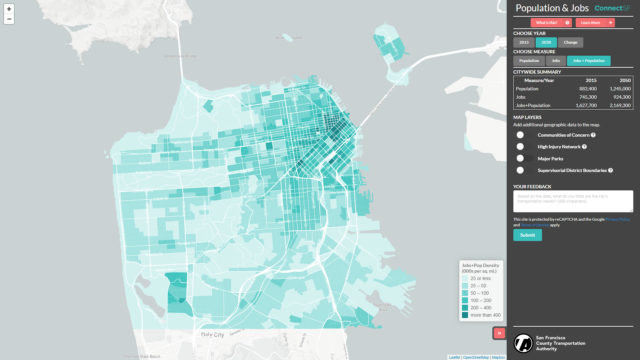 San Francisco Transportation Needs Analysis: Population and Jobs